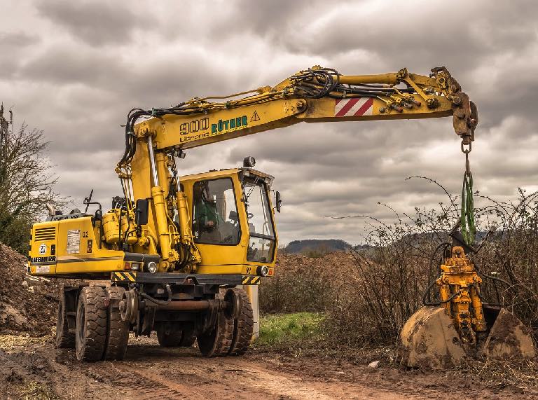 Image of mobile plant crane truck